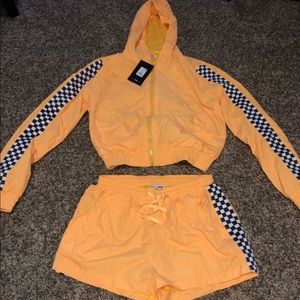 Fashion Nova Jacket / Short Set in Yellow. 💛
